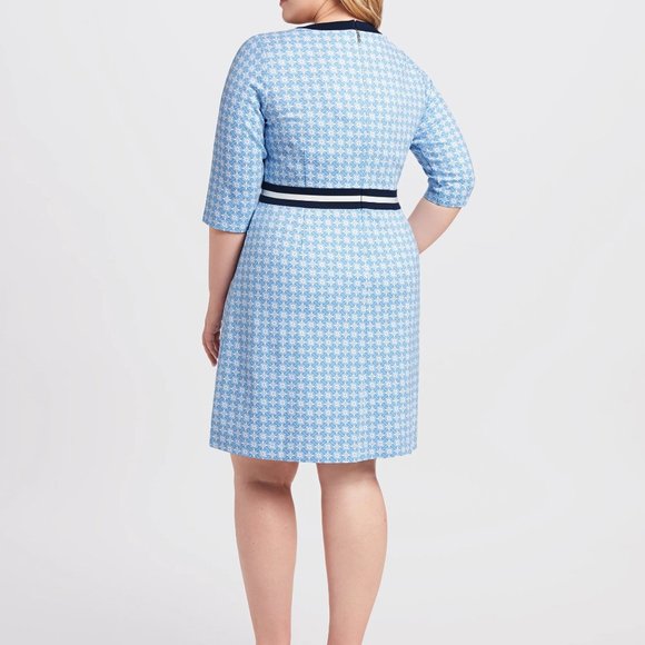 Draper James Honeycomb Floral Ponte Dress - Picture 4 of 14